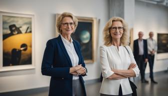 Claudia Emmert trifft Eckart Hahn in der Galerie Schlichtenmaier in Stuttgart