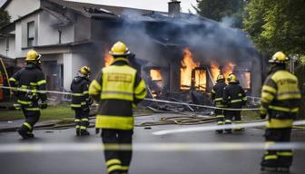 Drei Menschen verletzt bei Brand in Mehrfamilienhaus in Friedingen