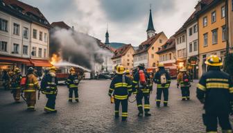 Feuerwehreinsatz in der Altstadt von Konstanz