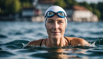 Iris Ashman schwimmt rekordverdächtig den Bodensee entlang