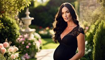 Megan Fox zeigt sich in Schwangerschaft in Spitzen-Look